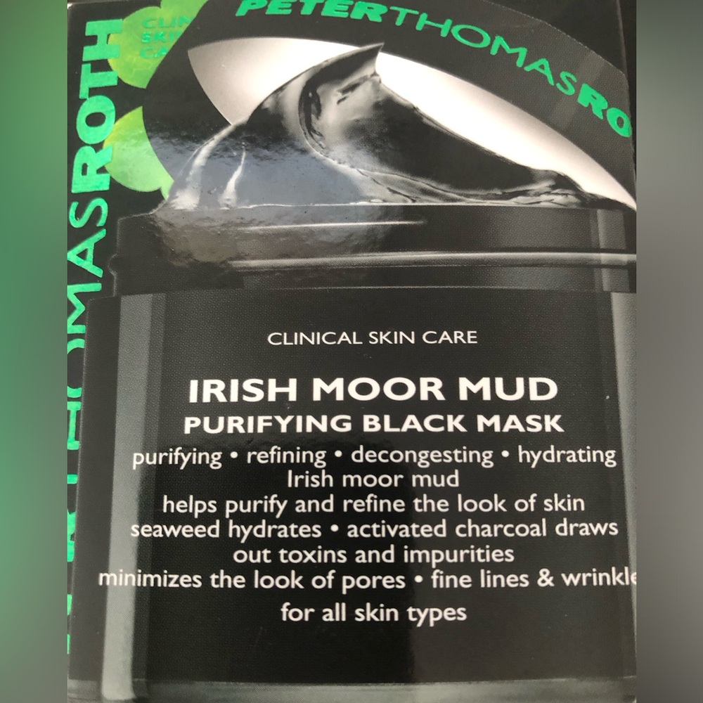 Peter Thomas Roth Irish Moor Mud Mask Purifying Hydrating full size 5 oz New - Picture 2 of 6